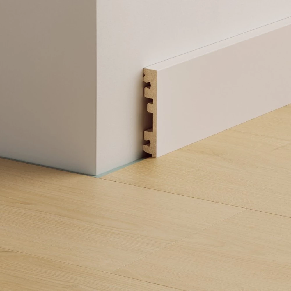 Quick-Step Wit Overschilderbare Plint 77mm - Plinten