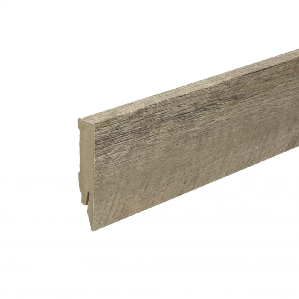 Rechte Folieplint Castle Oak Nature 70x14mm - Plinten