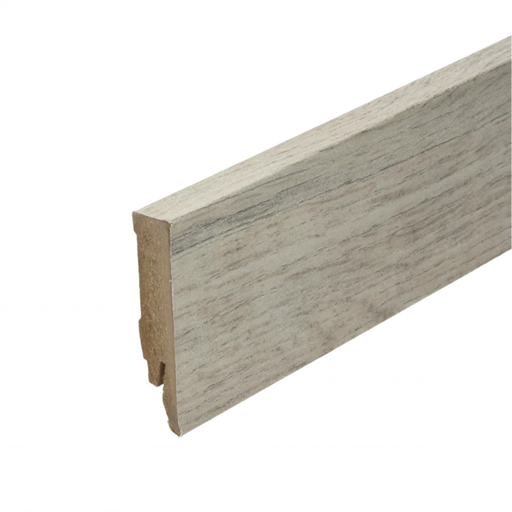 Rechte Folieplint Country Oak Light 70x14mm - Plinten