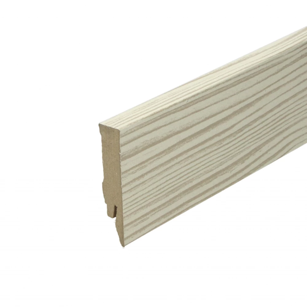 Rechte Folieplint Den Natuur 70x14mm - Plinten