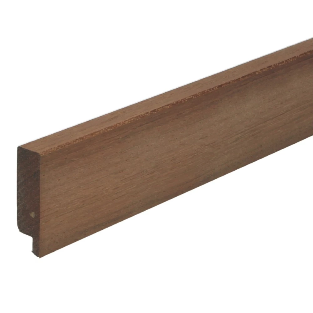 Rechte Plint Jatoba Onbewerkt 54x15mm - Plinten