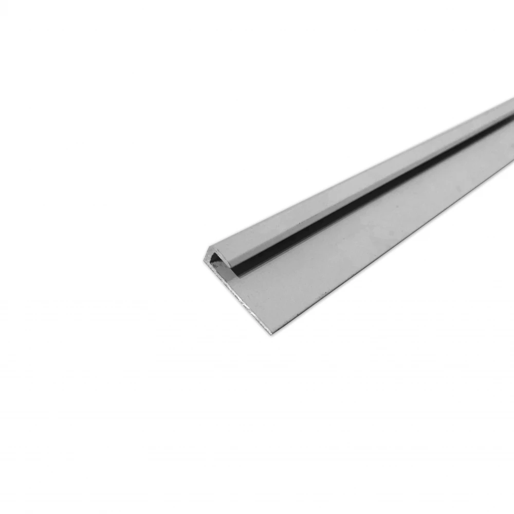 Rigid Wall Afboordingsprofiel U Aluminium 2.80lm