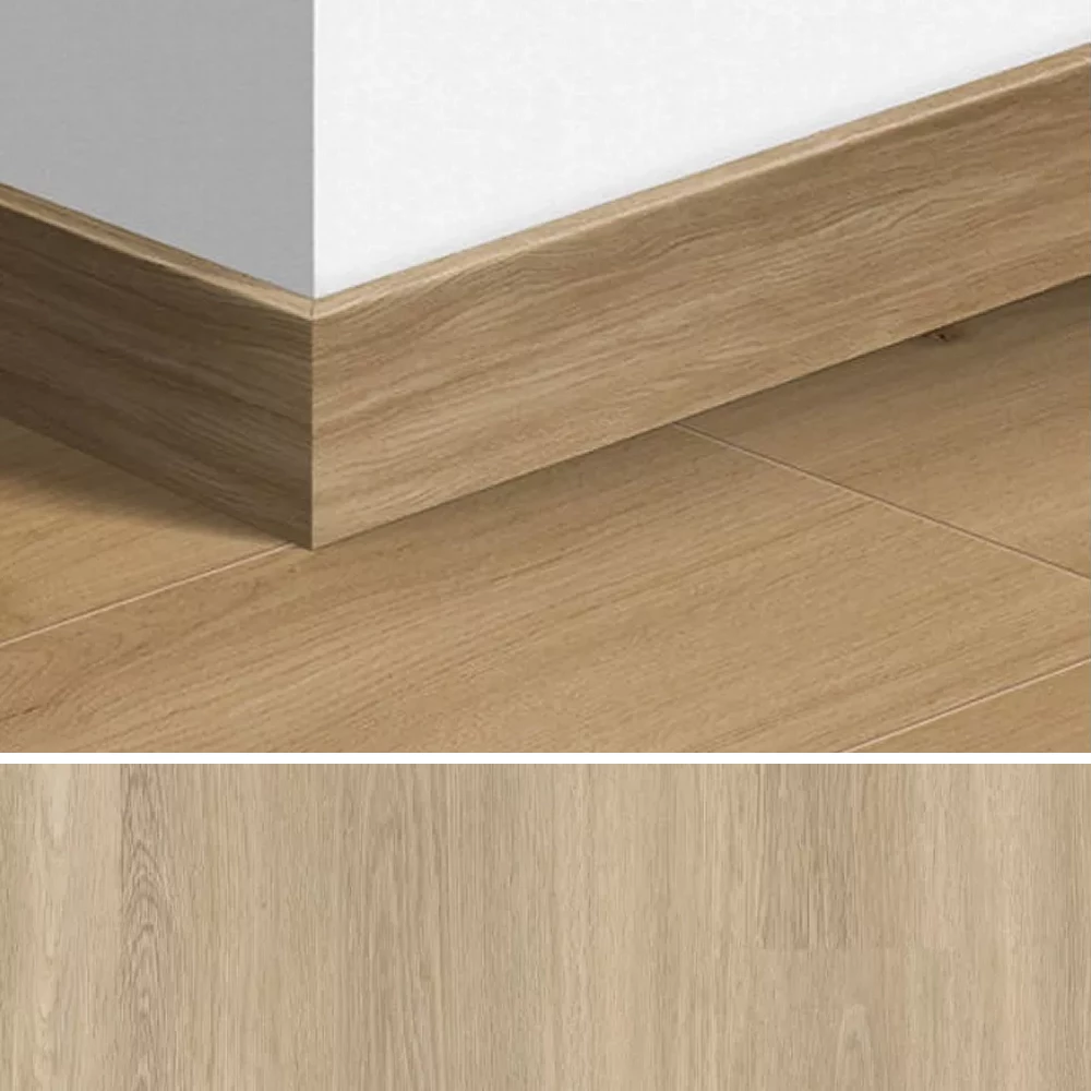 Vitality Plint 77mm Ivoor Eik - Plinten